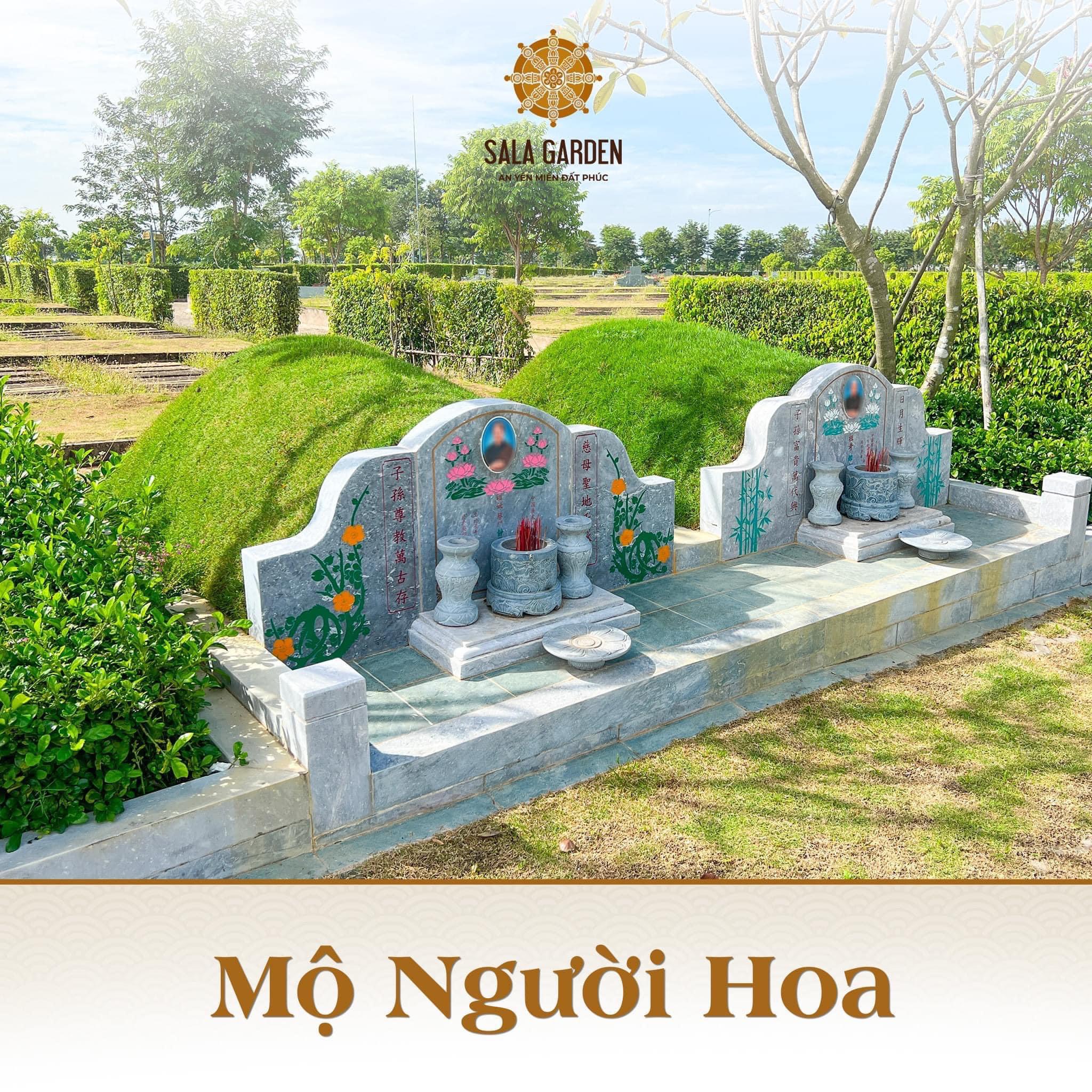 Mộ người hoa tại Sala Garden